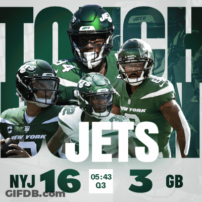 New York Jets Poster Time 5:43 GIF