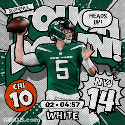 New York Jets Quarterback Chris White Advertisement GIF