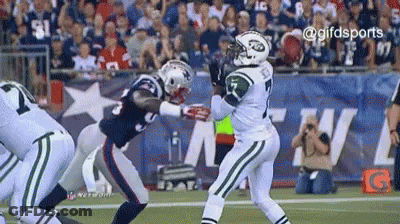 New York Jets Vs Patriots Football GIF