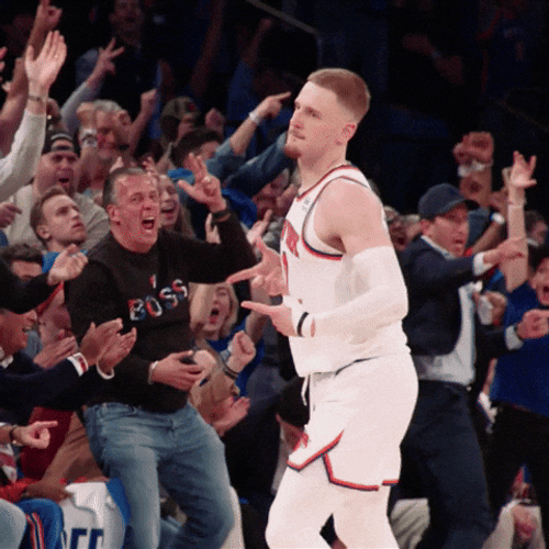 New York Knicks Donte DiVincenzo Slow Motion Run GIF