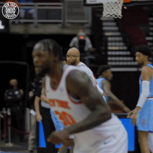 New York Knicks Julius Randle Jersey 30 GIF
