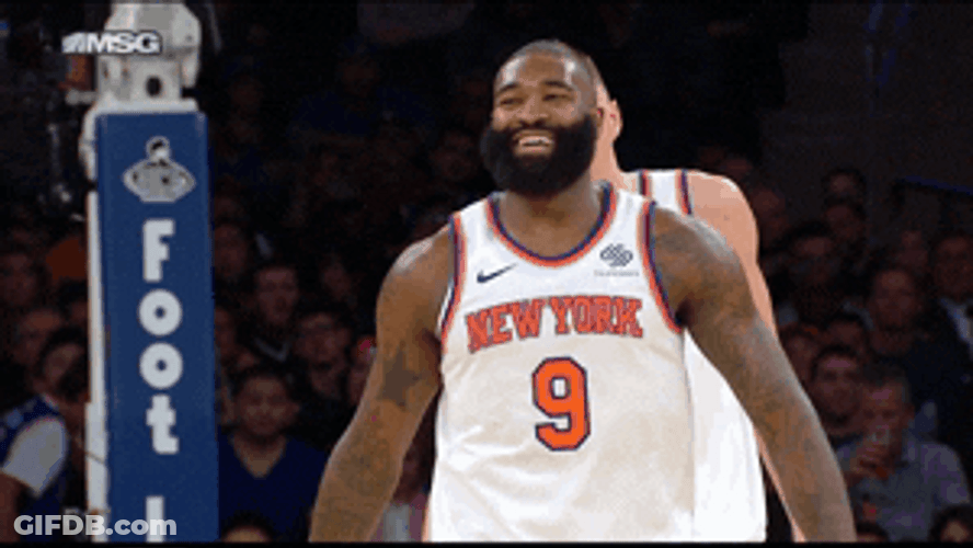 New York Knicks Kyle O'Quinn Big Grin GIF