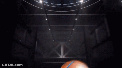 New York Knicks Logo With Basketball GIF