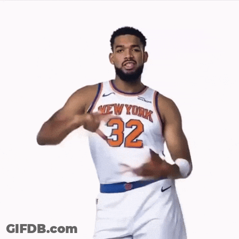 New York Knicks Player Giving OK Sign GIF
