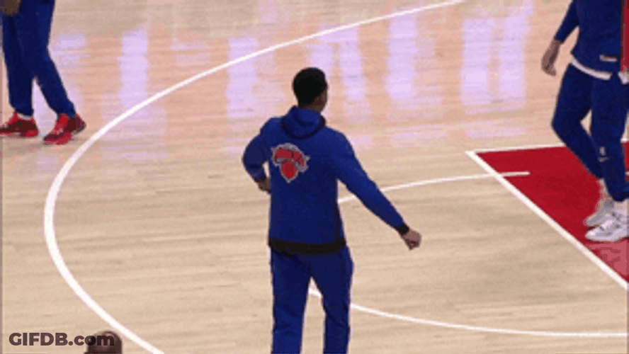 New York Knicks Playful Silly Dance GIF