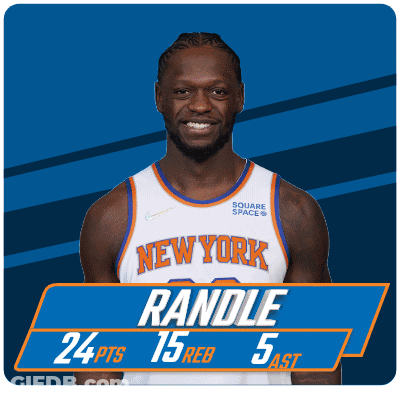 New York Knicks Randle GIF