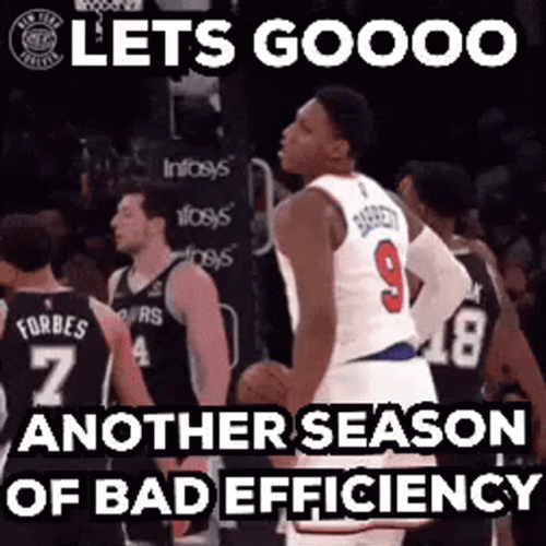 New York Knicks RJ Barrett Lets Go GIF