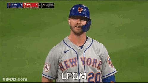 New York Mets Baseball Player Giving Thumbs Up GIF