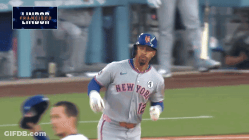 New York Mets Baseball Player Running GIF