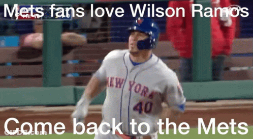 New York Mets Player Running On Field GIF