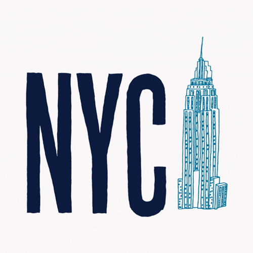 New York NYC Silhouette GIF
