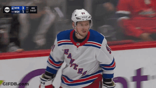 New York Rangers Hockey Player GIF