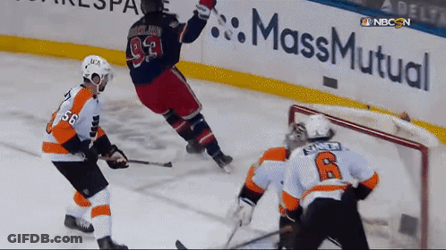 New York Rangers Mika Zibanejad GIF