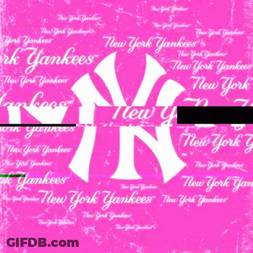 New York Yankees Logo Repeating GIF