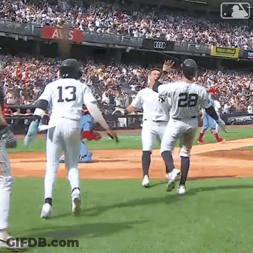 New York Yankees Pitcher Throwing Baseball GIF