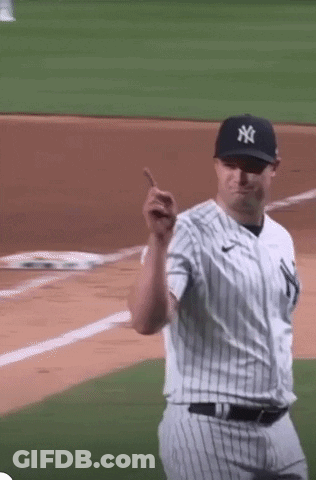 New York Yankees Pitcher Thumbs Up GIF