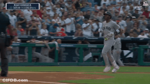 New York Yankees Vs Chicago Cubs Baseball GIF