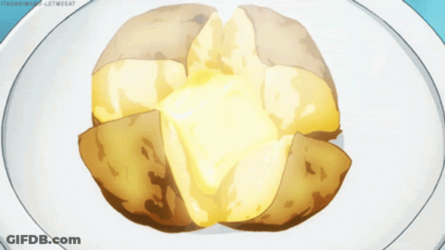 Newly Baked Hot Potato GIF
