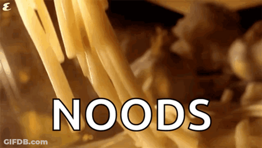 Newly Cooked Noodle GIF