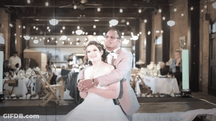 Newly Wed Enjoys Wedding Singer GIF