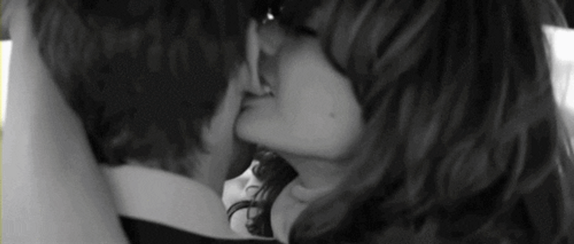 Newly Wed Hickey Kisses GIF