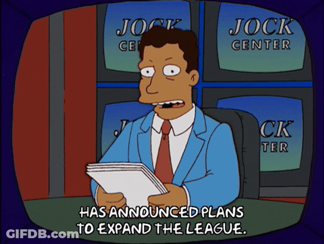 News To Expand The League GIF