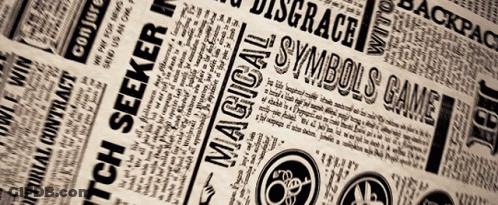 Newspaper Article On Witch Seekers And Disgrace GIF