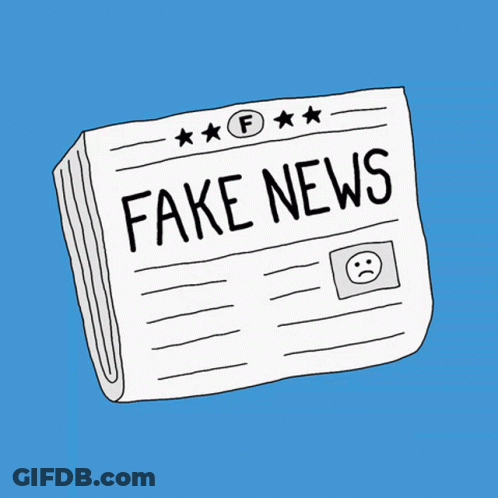 Newspaper Saying Fake News GIF