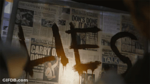 Newspapers With One Saying Carry On GIF