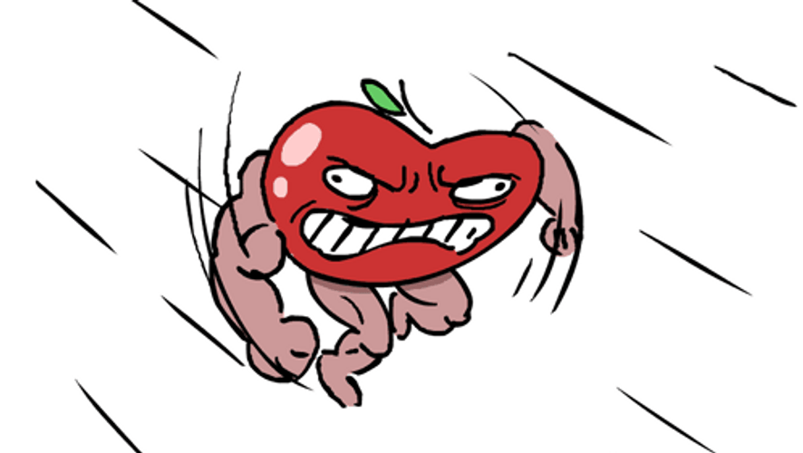 Newtons First Law Human Heart Flying Kick GIF