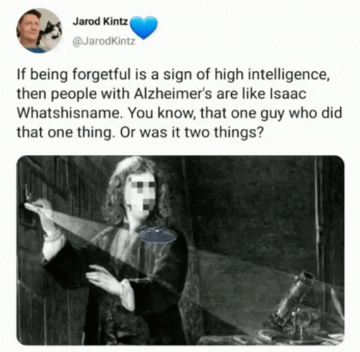 Newtons First Law Isaac Newton UFO Meme GIF