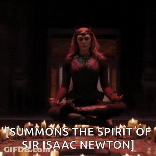 Newtons First Law Wanda Maximoff Meme GIF