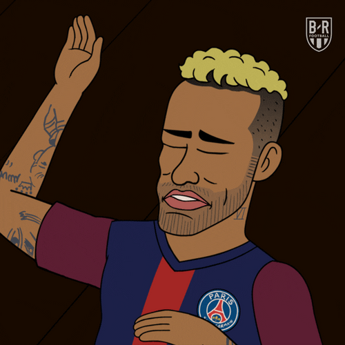 Neymar Jr. Football Cartoon Happy Smile GIF