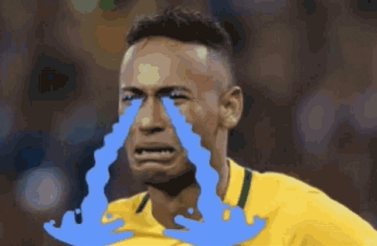 Neymar Jr. Paris Saint-Germain Crying Meme GIF