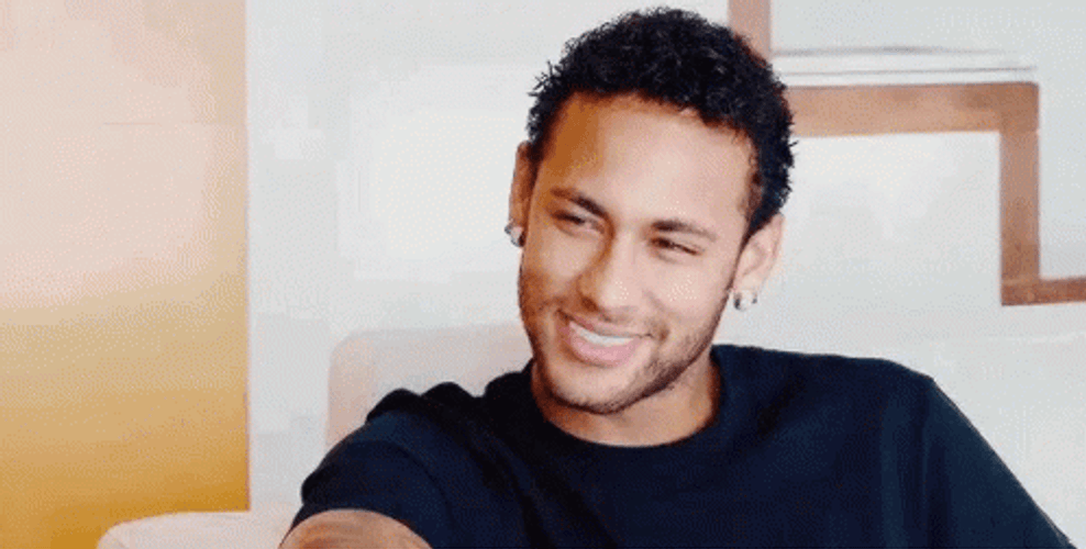 Neymar Jr. Paris Saint-Germain Laugh GIF