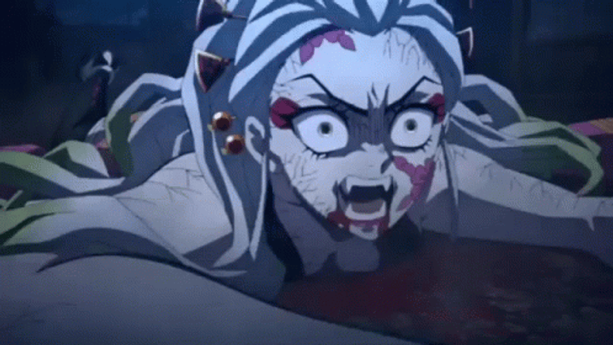 Nezuko Fighting Anime Stomp GIF