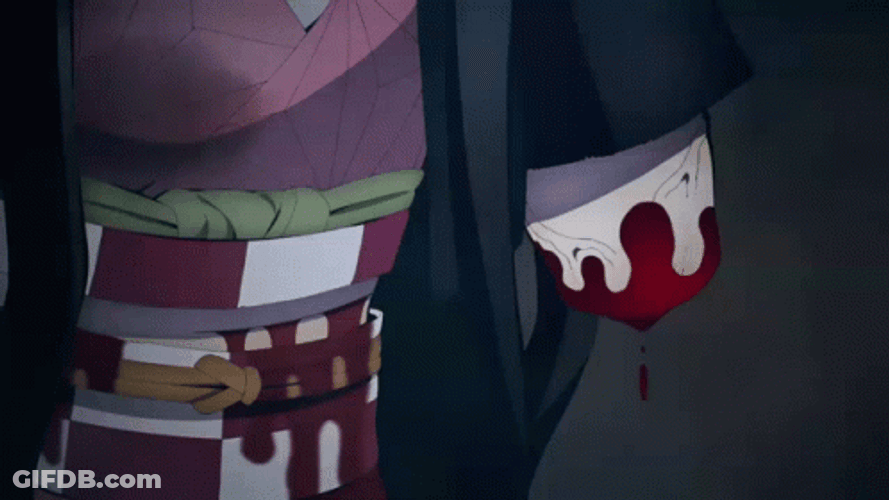 Nezuko Fighting With Hand Up Power GIF