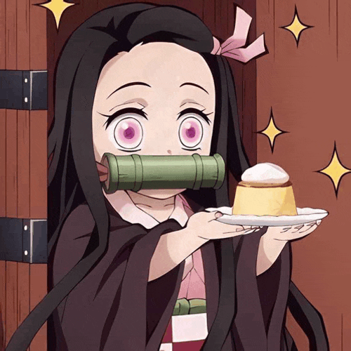Nezuko Give Food Meme GIF