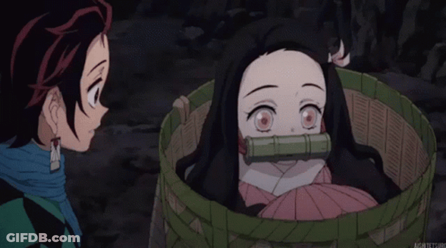 Nezuko Kamado Being A Good Girl GIF
