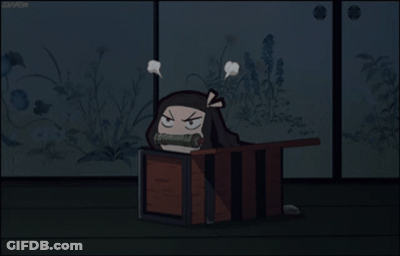 Nezuko Kamado Being Really Mad GIF