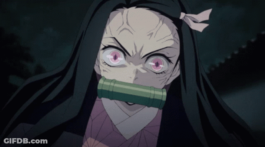 Nezuko Kamado Demon Kick GIF