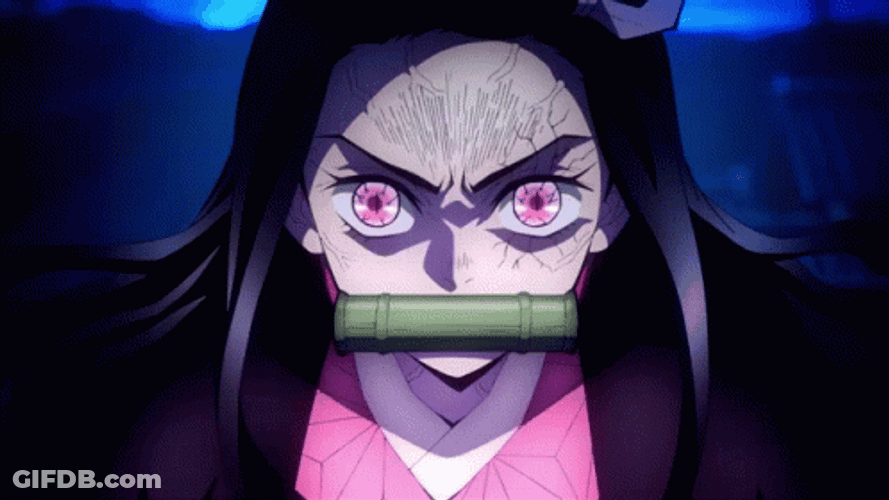 Nezuko Kamado Demon Side GIF