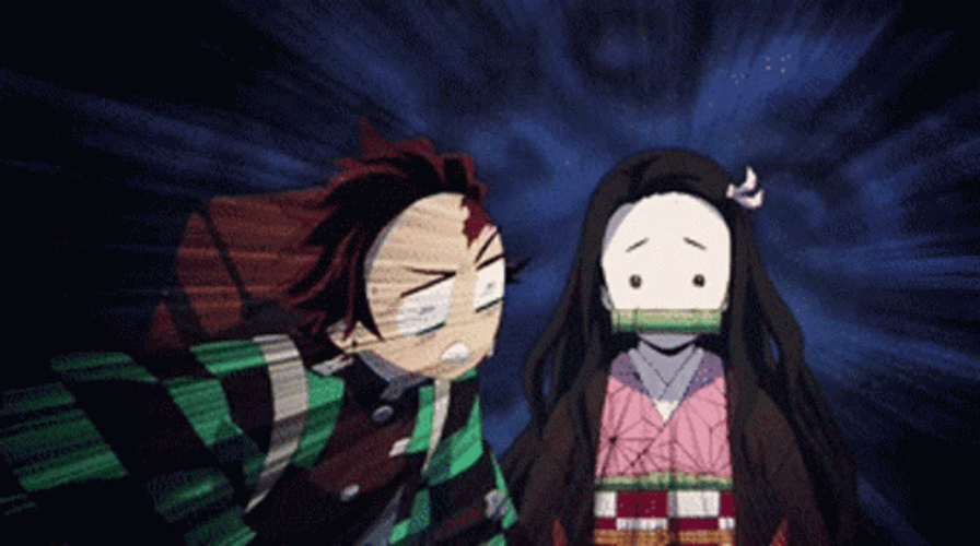 Nezuko Kamado With Kimetsu GIF