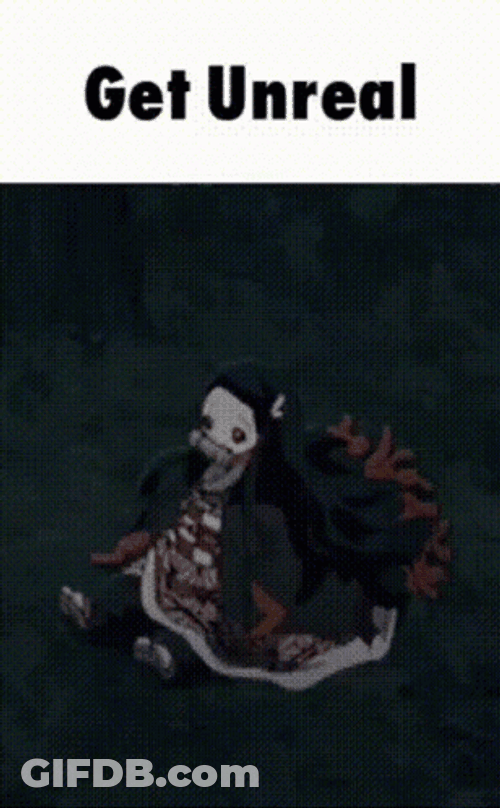 Nezuko Running GIF