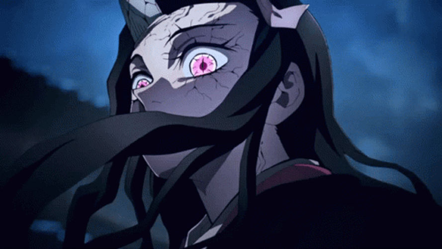 Nezuko Transforms To Demon Anime GIF