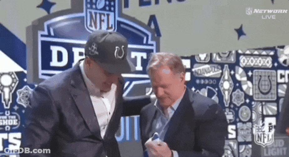 Nfl Auto Draft Cameron Latu Happy With Jersey GIF