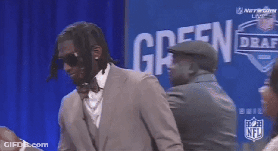 Nfl Auto Draft Guy Hugs Everyone GIF