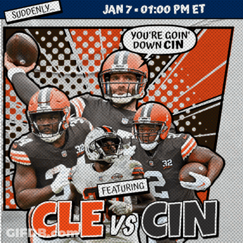 Nfl Celebration Cleveland Browns Versus Cincinnati Bengals GIF