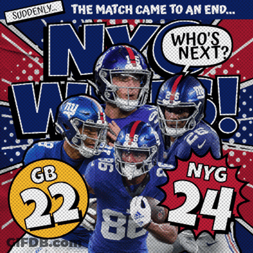 Nfl Celebration GB Versus NYG GIF