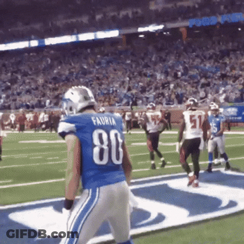 Nfl Celebration Joe Fauria Twerking GIF